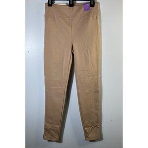 Womens Dear Scarlett Magic Skinny Stretch Pants Tan S 28" NWT
